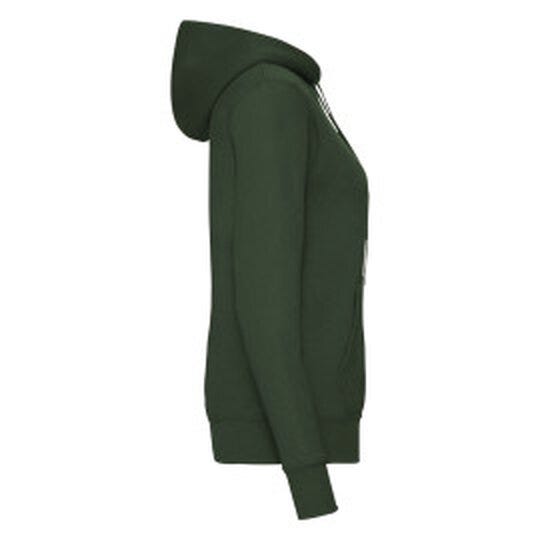 Fruit Of The Loom 62038 FOTL Ladies Classic Hooded Sweat - Bottle Green