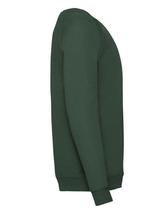 Fruit Of The Loom 62039 FOTL Kids Classic Raglan Sweat - Bottle Green