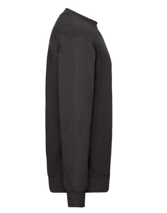 Fruit Of The Loom 62202 FOTL Mens Classic Set-In Sweat - Black