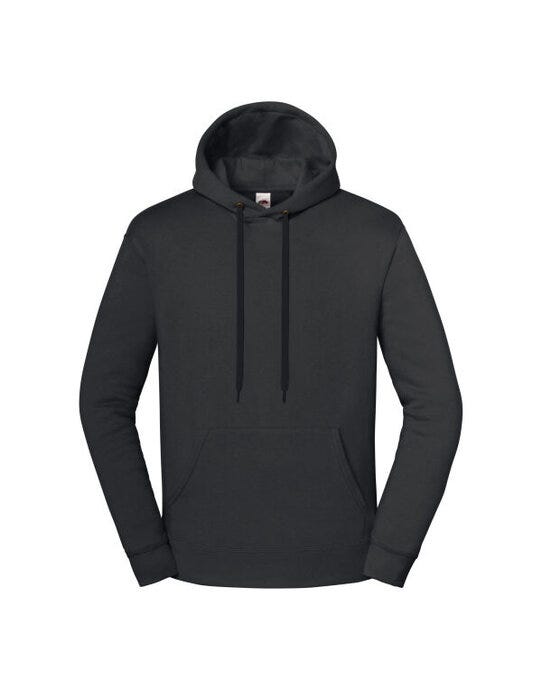 Fruit Of The Loom 62284 FOTL Iconic Premium Hooded Sweat - Light Graphite