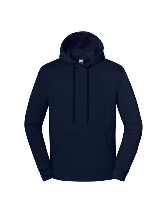 Fruit Of The Loom 62284 FOTL Iconic Premium Hooded Sweat - Deep Navy