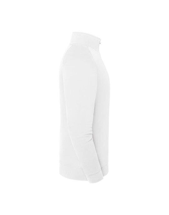 Fruit Of The Loom 62288 FOTL Iconic Premium Zip Neck Sweat - White