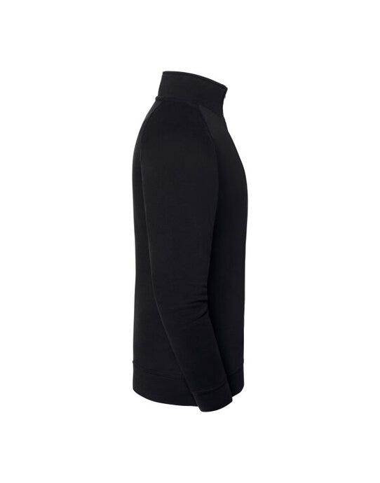 Fruit Of The Loom 62288 FOTL Iconic Premium Zip Neck Sweat - Black