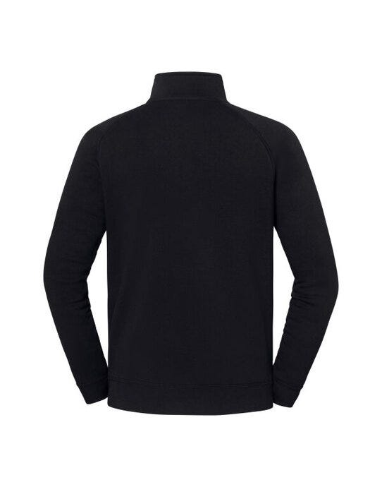 Fruit Of The Loom 62288 FOTL Iconic Premium Zip Neck Sweat - Black