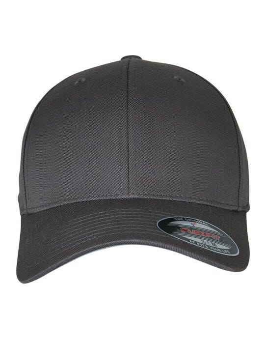 Flexfit 6277 Wooly Combed Cap - Dark Grey