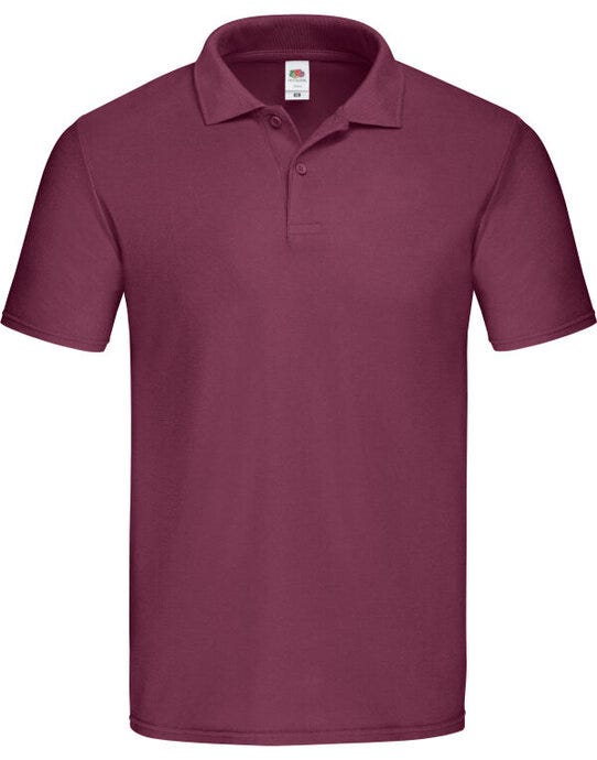 Fruit Of The Loom 63050 FOTL Original Polo - Burgundy