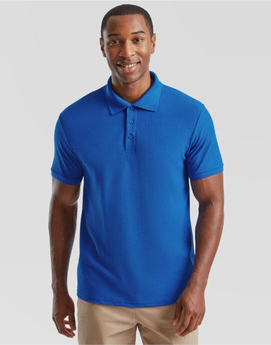 Fruit Of The Loom 63204 FOTL Mens 65/35 Heavy Polo - Royal