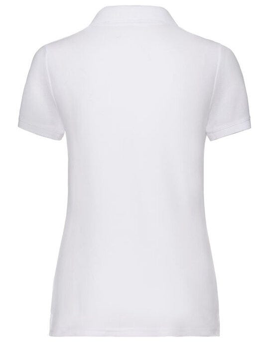 Fruit Of The Loom 63212 FOTL Ladies 65/35 Polo - White