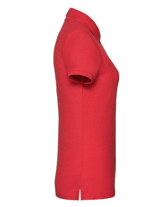 Fruit Of The Loom 63212 FOTL Ladies 65/35 Polo - Red