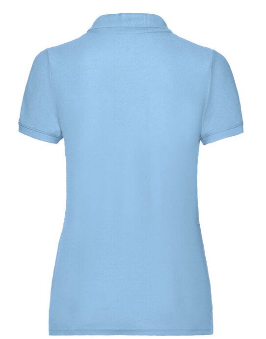 Fruit Of The Loom 63212 FOTL Ladies 65/35 Polo - Sky Blue