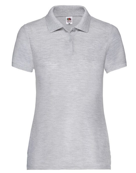 Fruit Of The Loom 63212 FOTL Ladies 65/35 Polo - Heather Grey