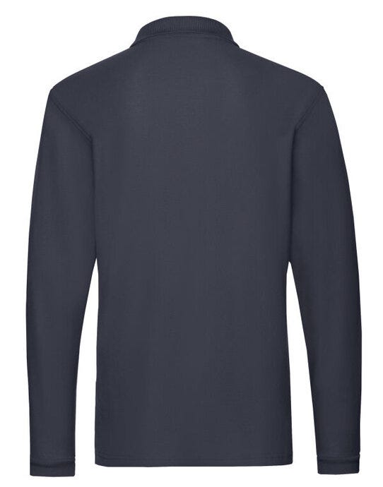 Fruit Of The Loom 63310 FOTL Mens Premium Long Sleeve Polo - Deep Navy