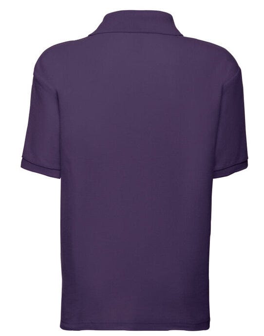 Fruit Of The Loom 63417 FOTL Kids 65/35 Polo - Purple