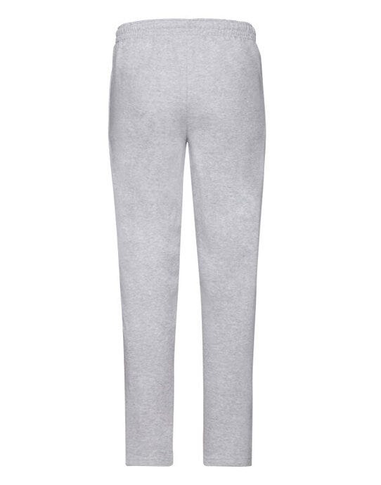 Fruit Of The Loom 64032 FOTL Mens Classic Open Hem Jog Pants - Heather Grey