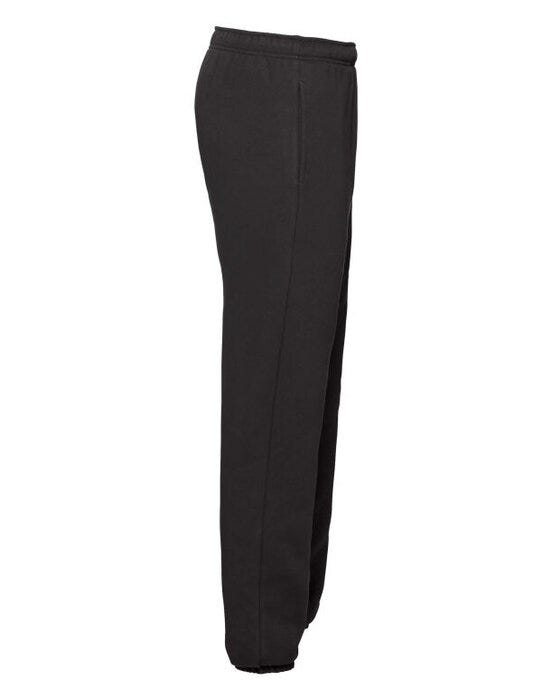 Fruit Of The Loom 64040 FOTL Mens Premium Elastic Cuff Jog Pants - Black
