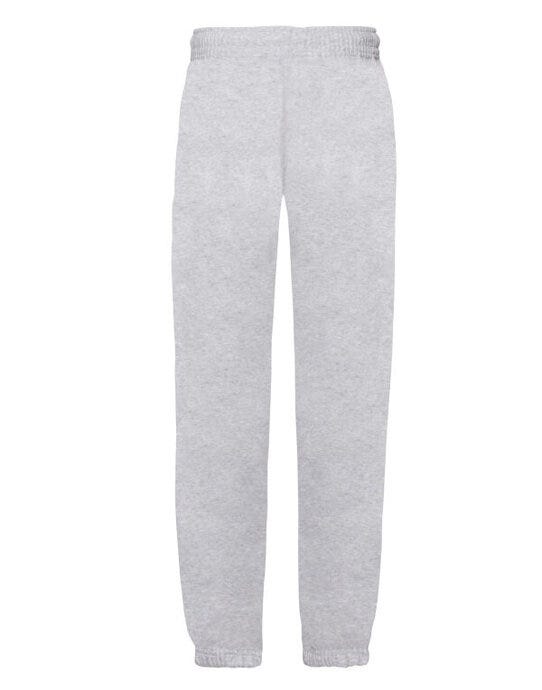 Fruit Of The Loom 64051 FOTL Kids Classic Elastic Cuff Jog Pants - Heather Grey