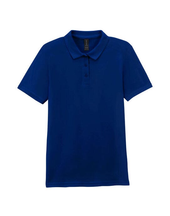 Gildan 64800L S/style Ladies Double Pique Polo - Navy Blue