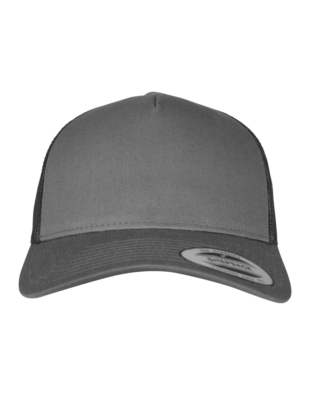 Flexfit 6506 5 Panel Retro Trucker Cap - Charcoal