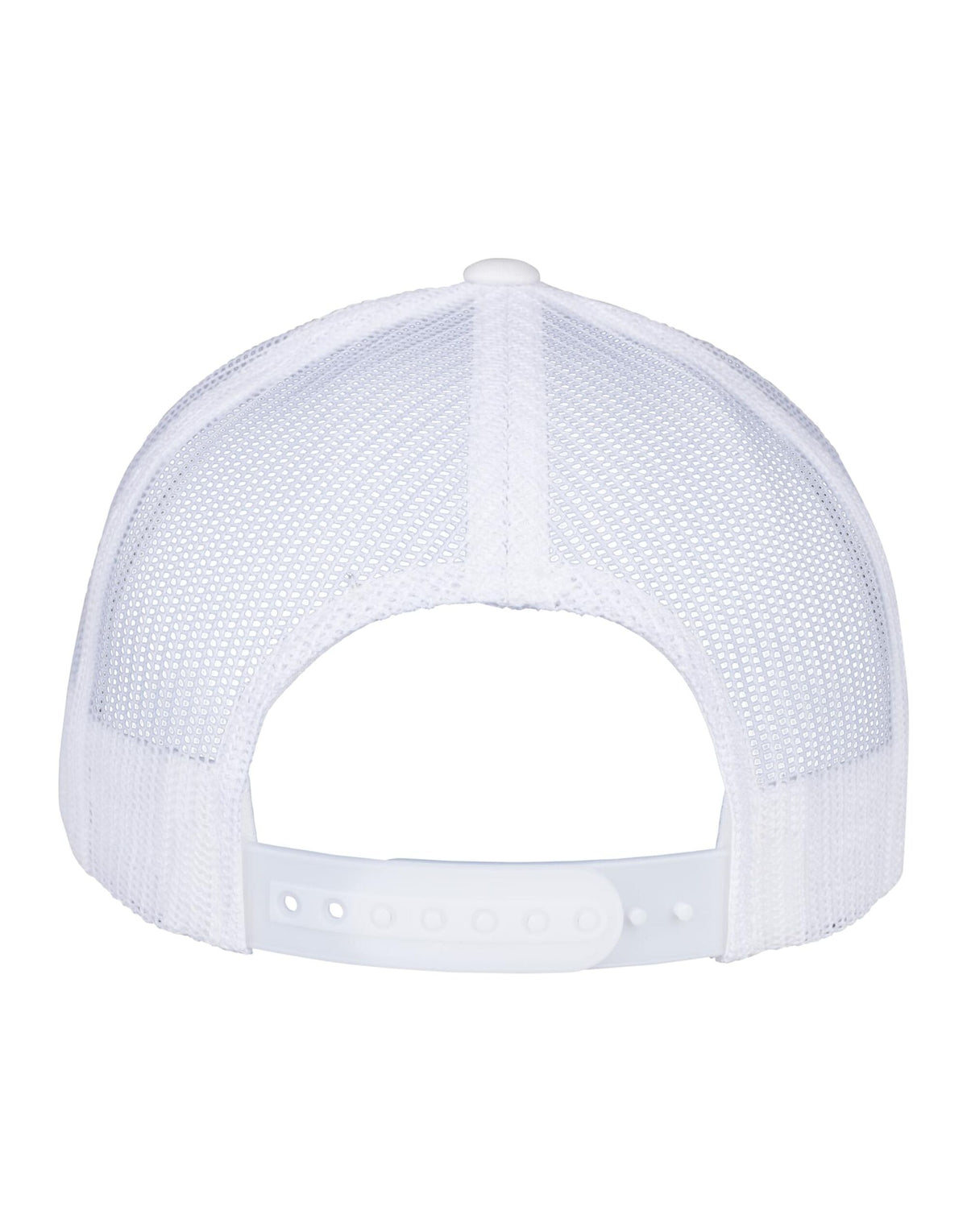 Flexfit 6506 5 Panel Retro Trucker Cap - White