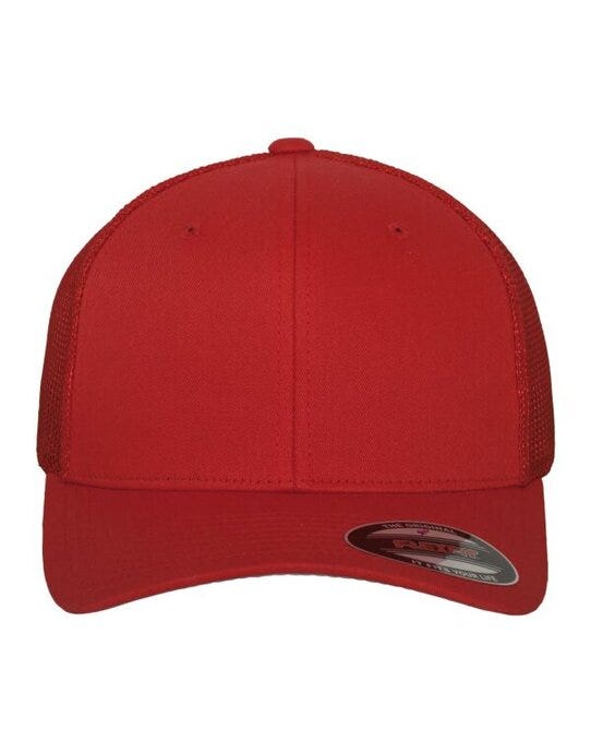 Flexfit 6511 Mesh Trucker - Red