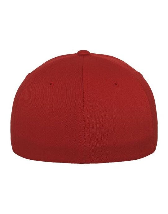 Flexfit 6560 5 Panel Cap - Red
