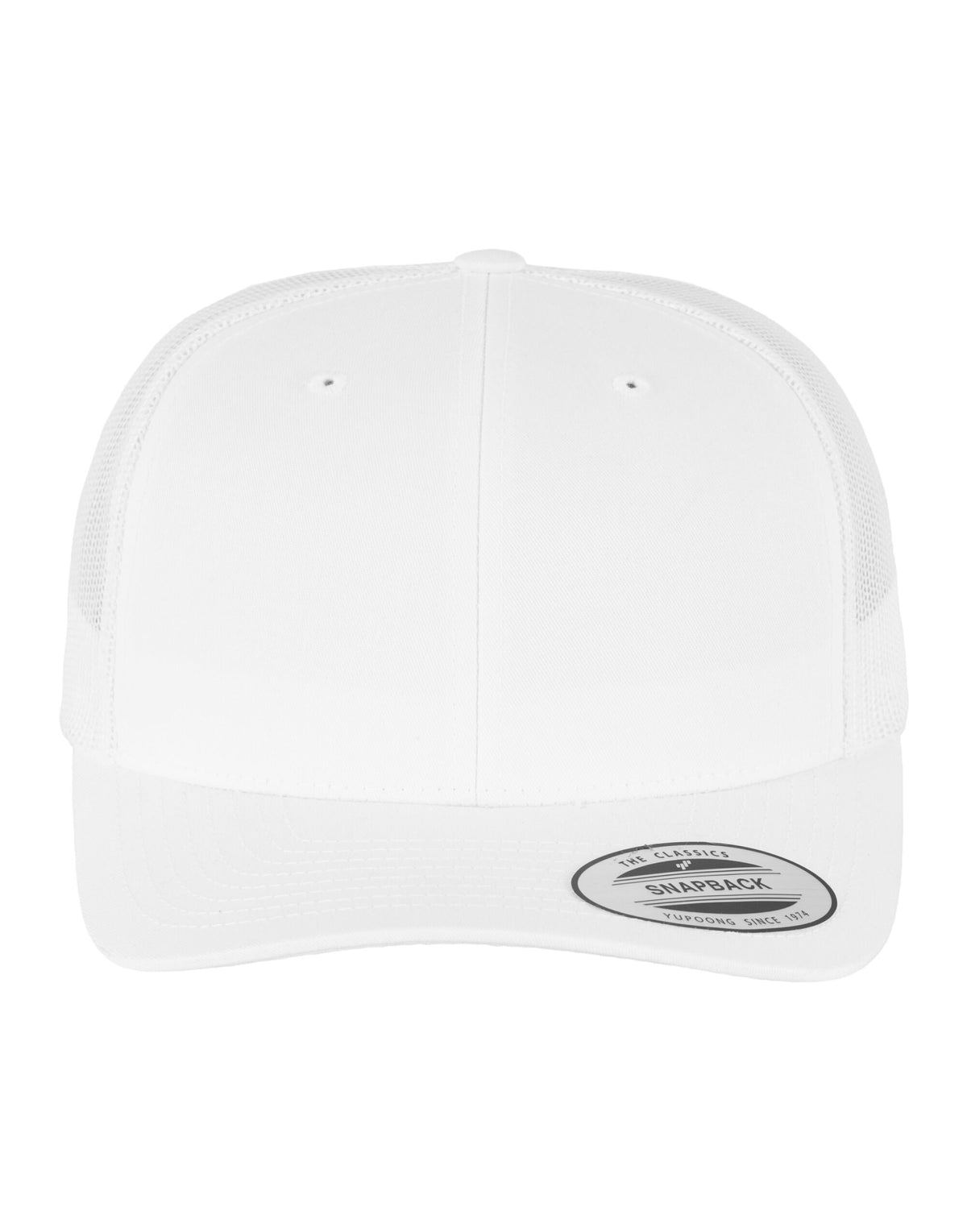 Flexfit 6606 Retro Trucker Cap - White