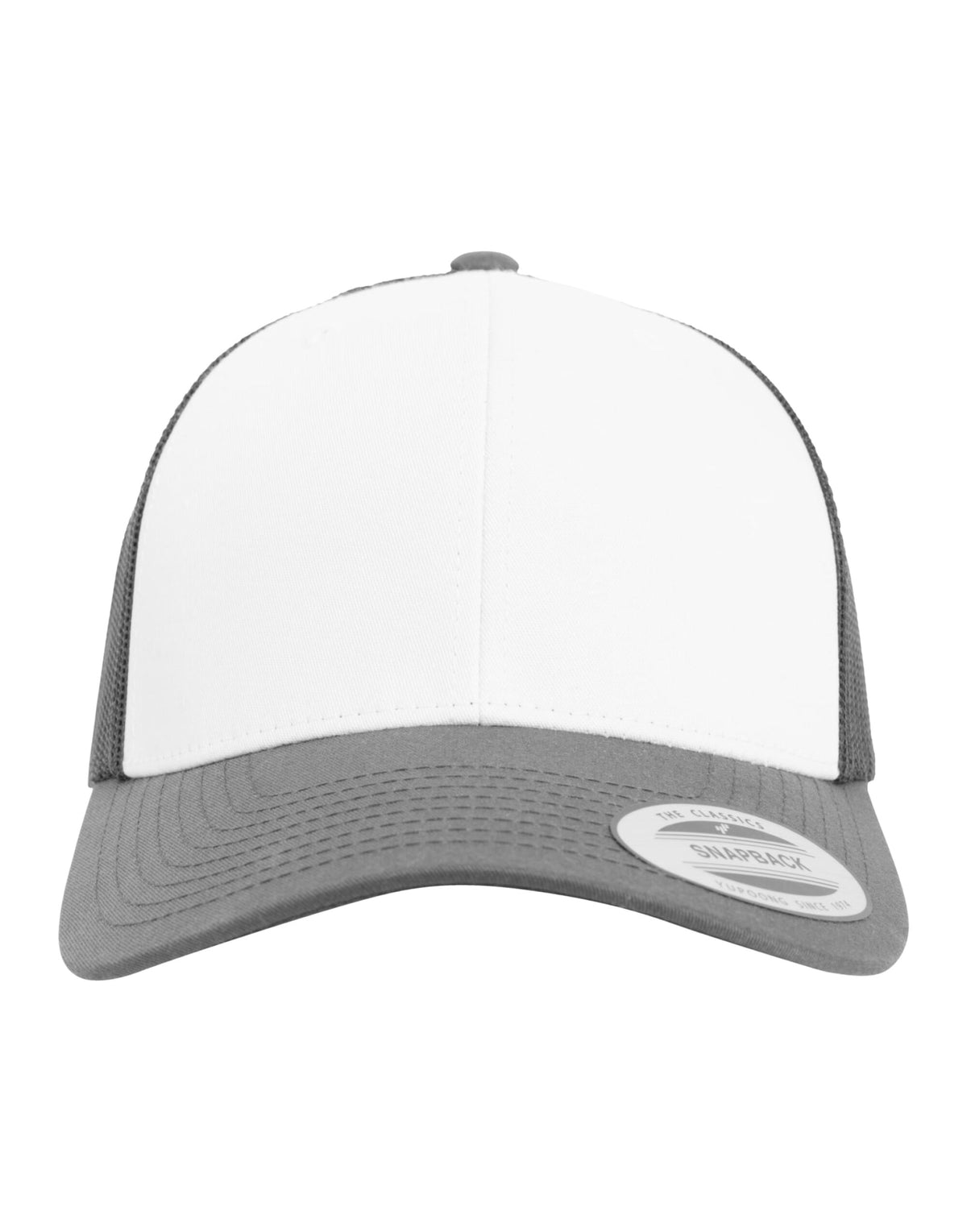 Flexfit 6606CF Retro Trucker Colored Front - Dark Grey/White/Dark Grey