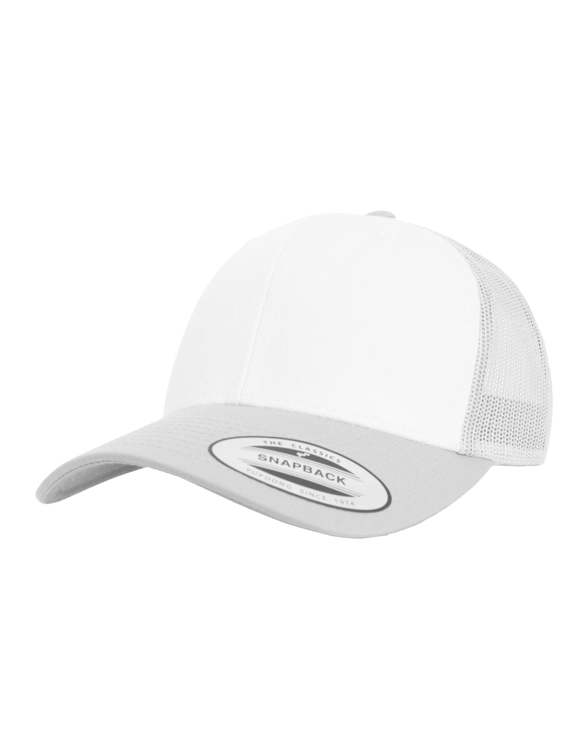 Flexfit 6606CF Retro Trucker Colored Front - Silver/White/Silver
