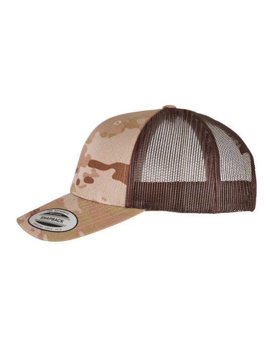 Flexfit 6606MC Retro Trucker Multicam - Arid/Brown