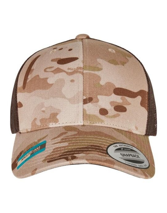 Flexfit 6606MC Retro Trucker Multicam - Arid/Brown