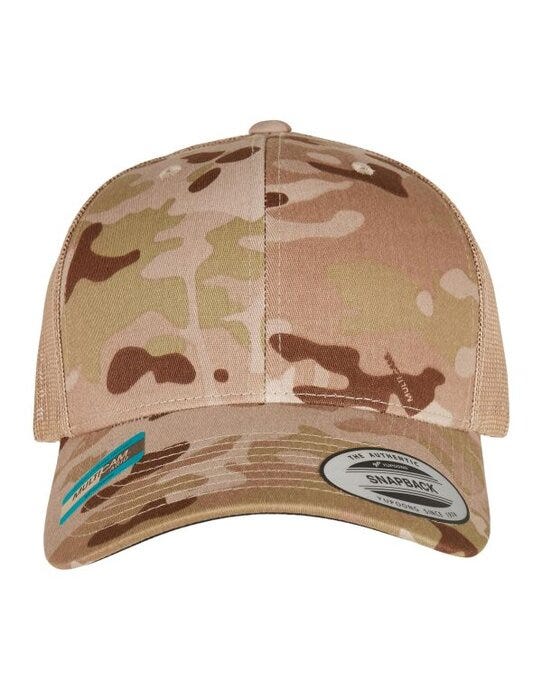 Flexfit 6606MC Retro Trucker Multicam - Multicam Arid/Tan
