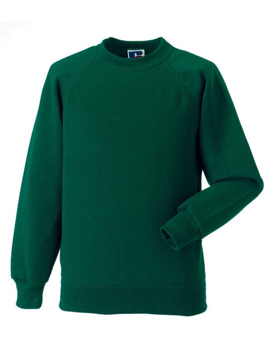 Russell Athletic 7620B Russell Kids Classic Sweatshirt - Bottle Green
