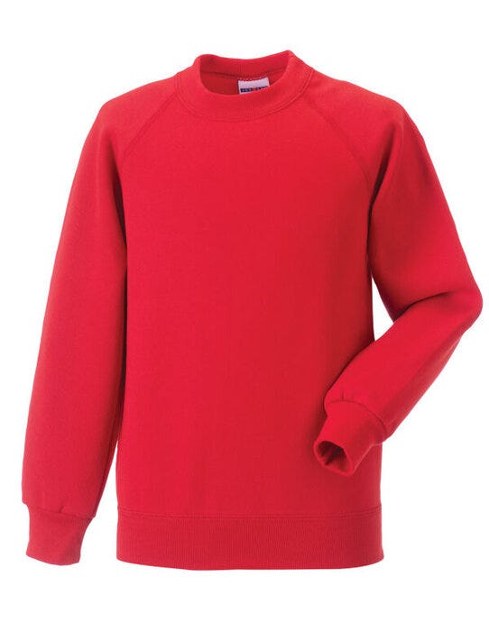 Russell Athletic 7620B Russell Kids Classic Sweatshirt - Bright Red