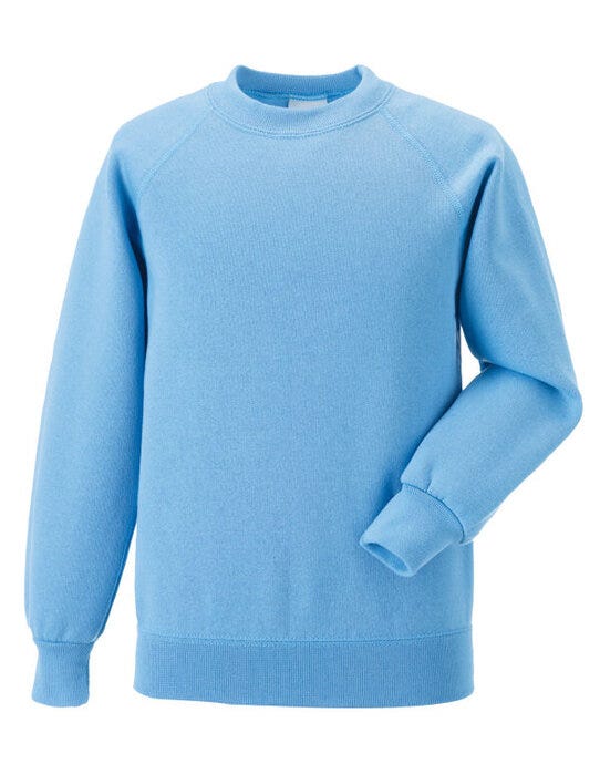 Russell Athletic 7620B Russell Kids Classic Sweatshirt - Sky Blue