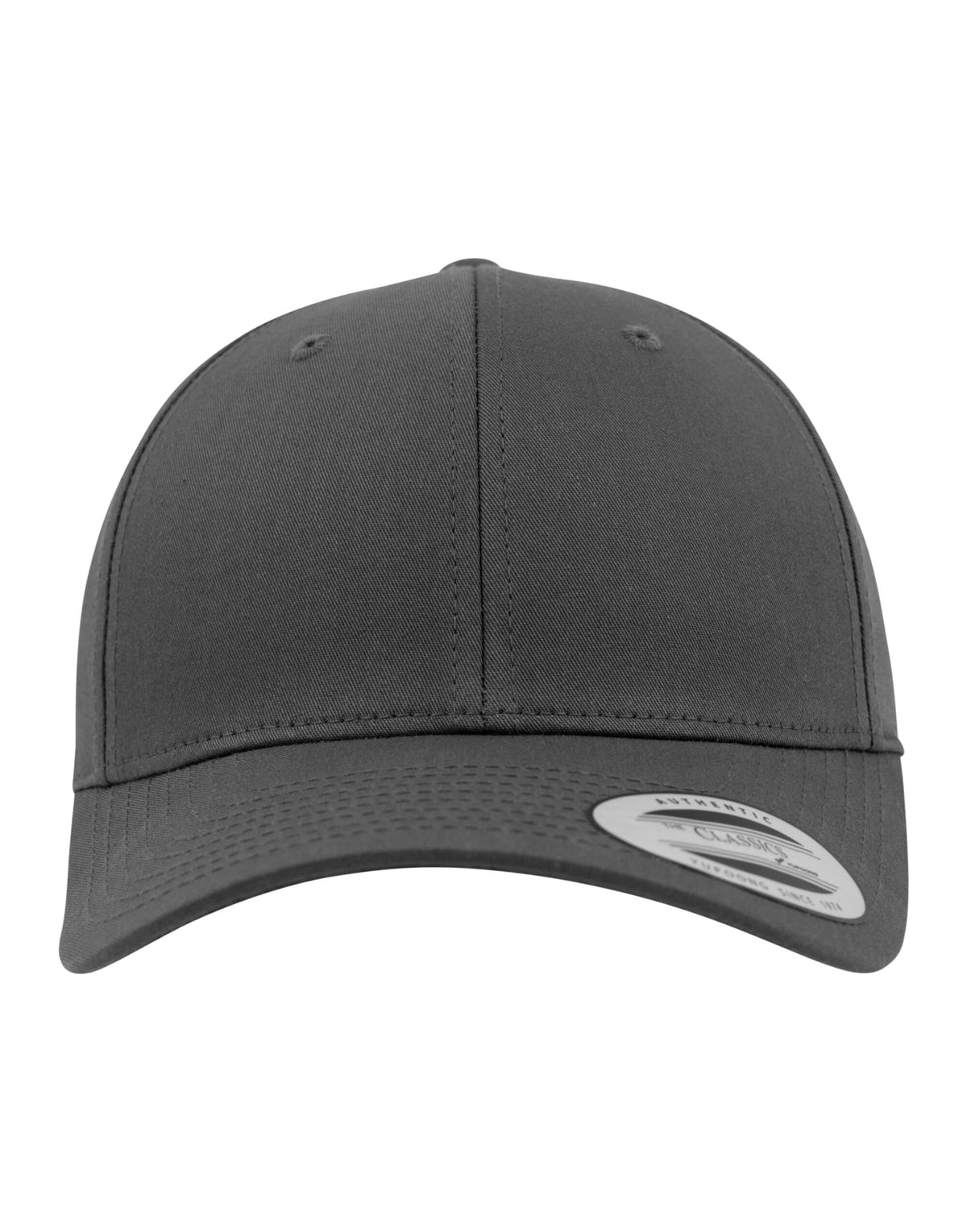Flexfit 7706 Curved Classic Snapback Cap - Charcoal