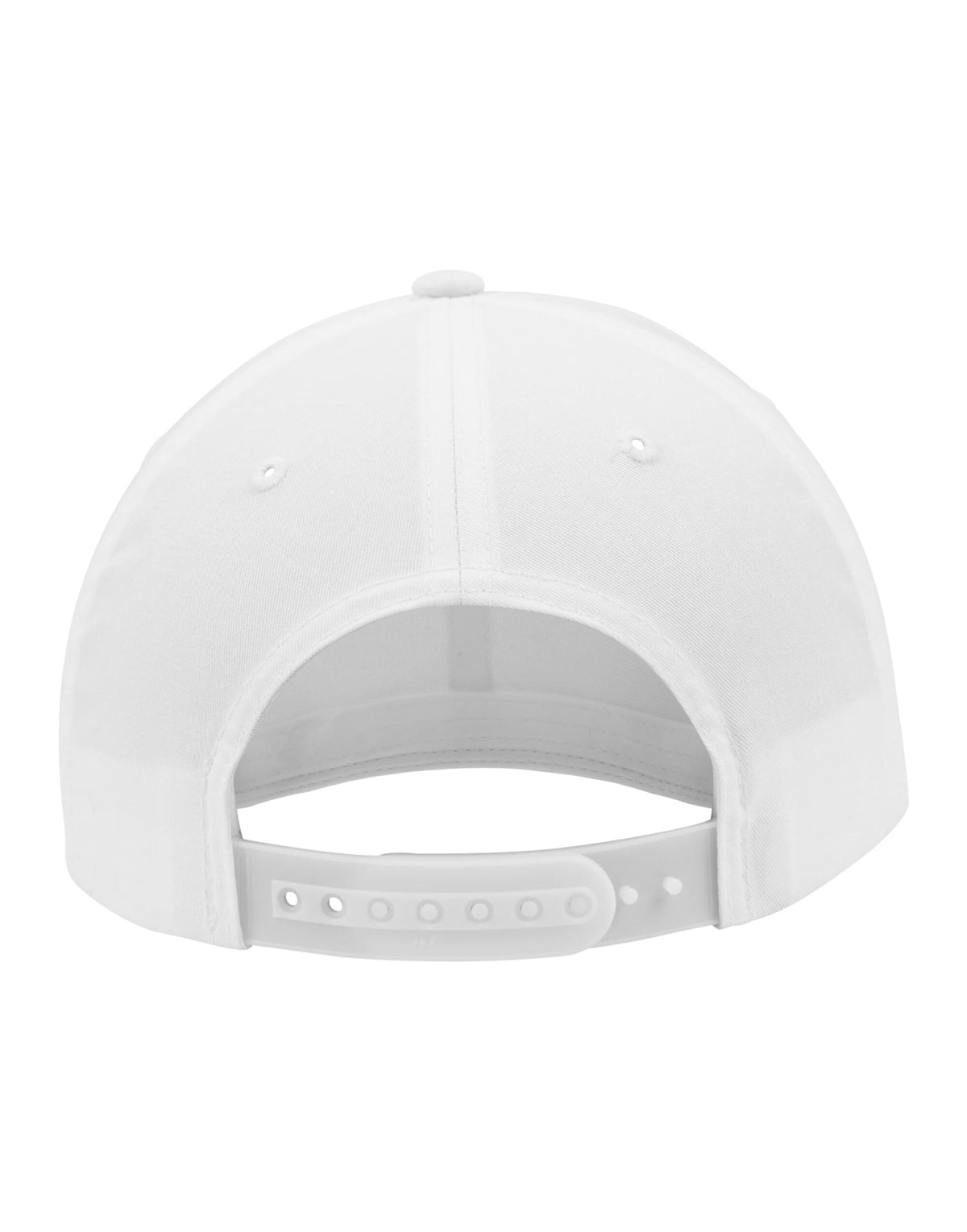 Flexfit 7706 Curved Classic Snapback Cap - White