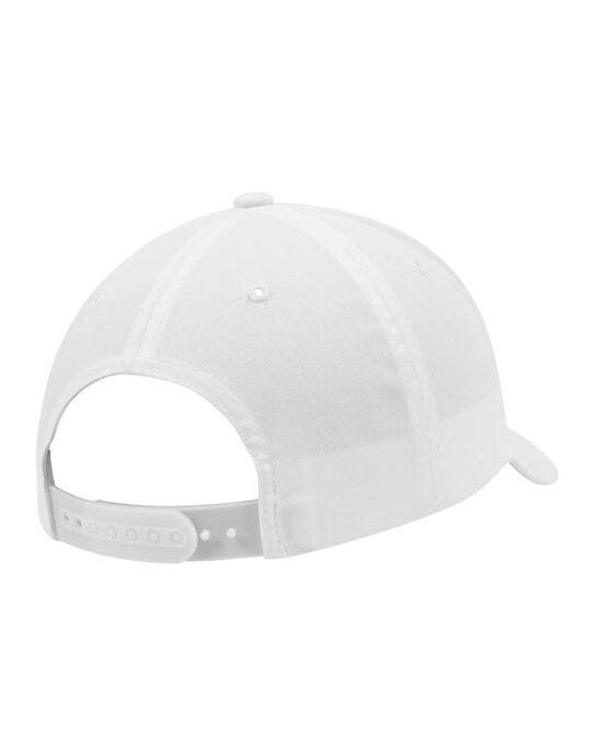 Flexfit 7706 Curved Classic Snapback Cap - White