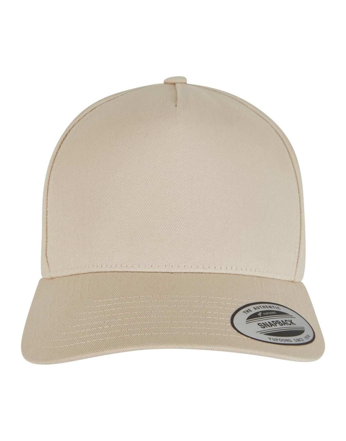 Flexfit 7707 5 Panel Curved Classic Snapback - Beige