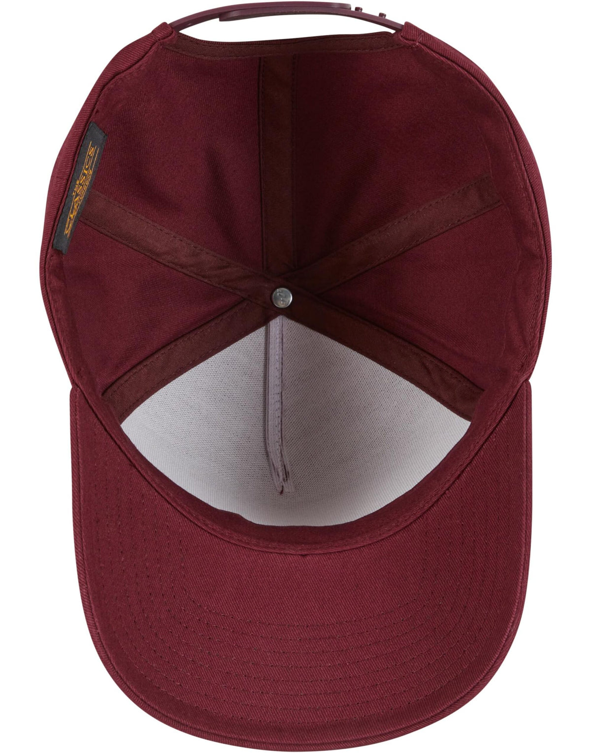 Flexfit 7707 5 Panel Curved Classic Snapback - Maroon