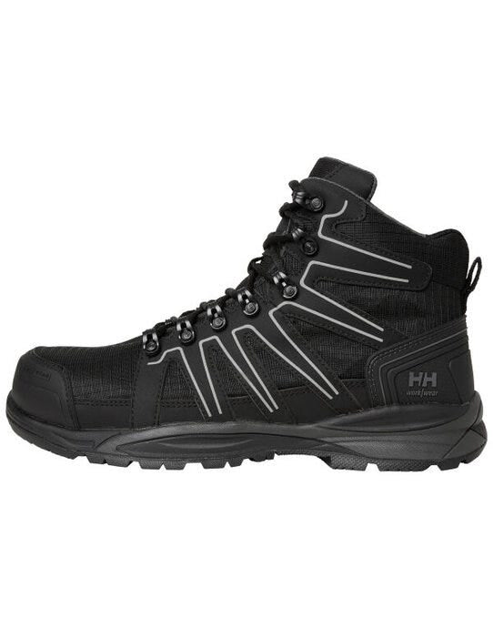 Helly Hansen 78422 Manchester Mid Safety Boot - Black/ Grey
