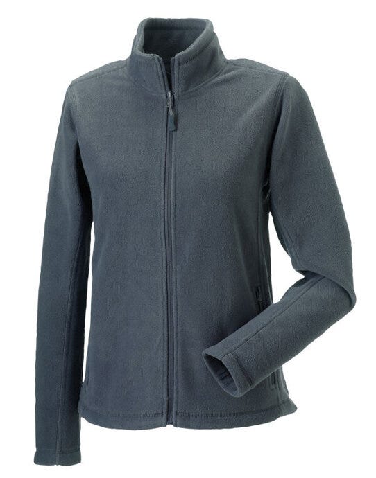 Russell Athletic 8700F Russell Ladies Full Zip Outdoor Fleece - Convoy Grey