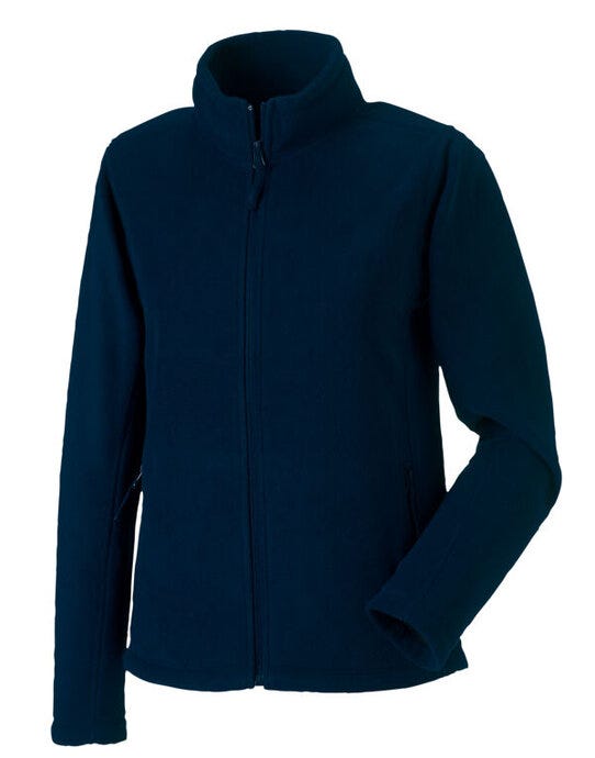 Russell Athletic 8700F Russell Ladies Full Zip Outdoor Fleece - French Navy