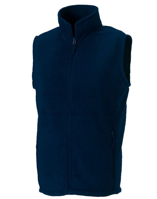 Russell Athletic 8720M Russell Mens Outdoor Fleece Gilet - French Navy