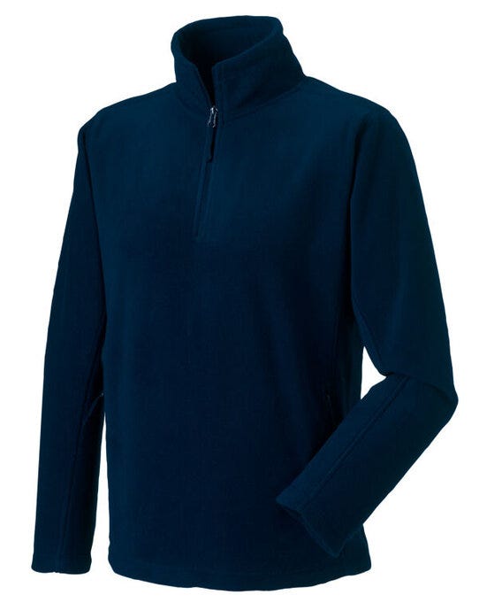 Russell Athletic 874M Russell 1/4 Zip Outdoor Fleece - French Navy
