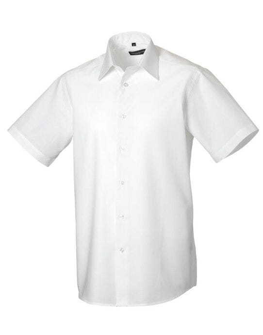 Russell Athletic Collection 923M Russell Collection Mens SS Tailor Oxford - White