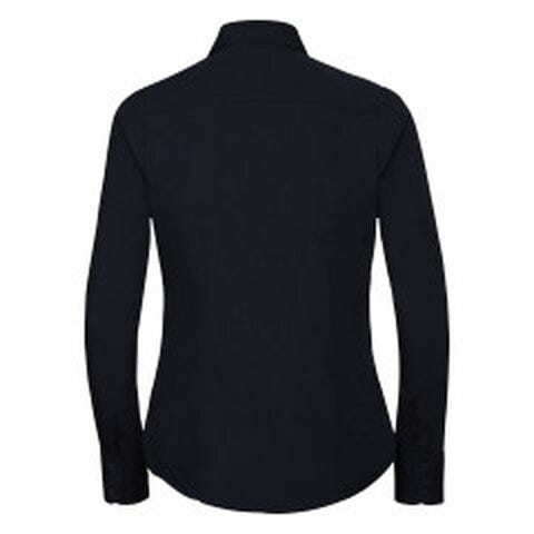 Russell Athletic Collection 924F Russell Collection Lady LS Fitted Poplin - French Navy