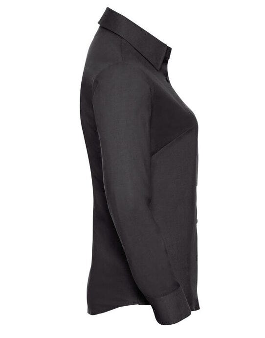 Russell Athletic Collection 932F Russell Collection Lady LS Tailor Oxford - Black