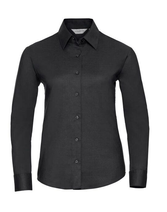 Russell Athletic Collection 932F Russell Collection Lady LS Tailor Oxford - Black
