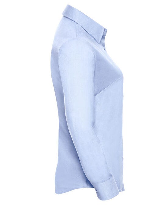 Russell Athletic Collection 932F Russell Collection Lady LS Tailor Oxford - Oxford Blue