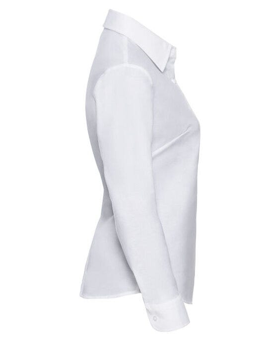 Russell Athletic Collection 932F Russell Collection Lady LS Tailor Oxford - White